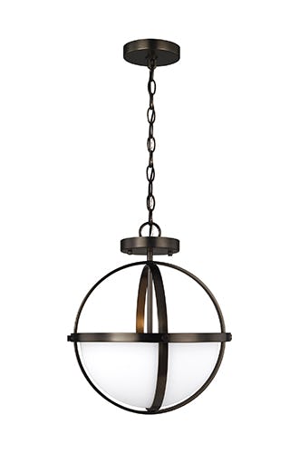 Alturas oil rubbed bronze foyer fixture, available at the Highland Homes design center