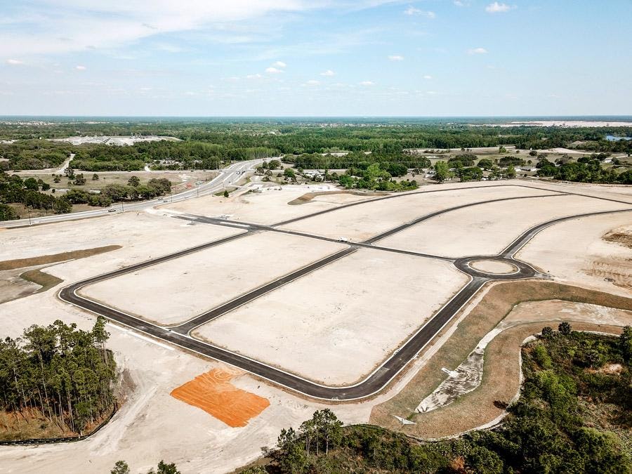Aerial of development as Astonia in Davenport. FL