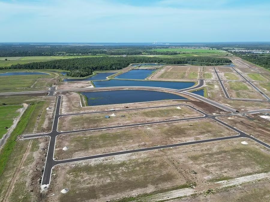 Cypress Ridge Ranch aerial in Wimauma, FL