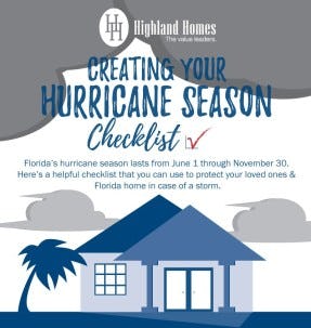 Hurricane season checklist