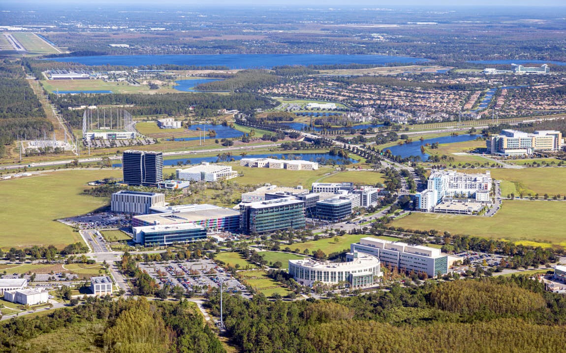 Aerial of Lake Nona Medical City