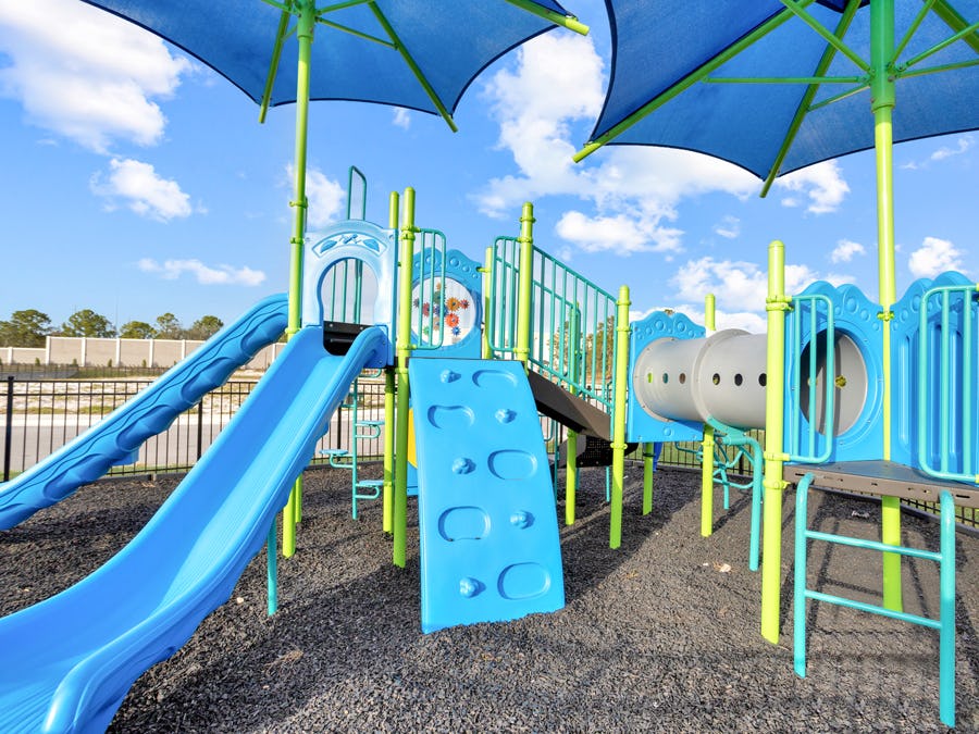 Amenities at Vista Trace will include a playground (concept photo) with no CDD fees