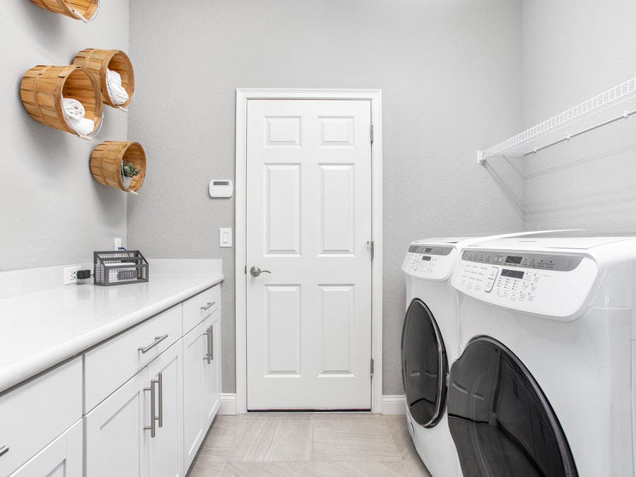 A laundry room is a must-have home feature in 2025, desired by more than 85% of homebuyers.