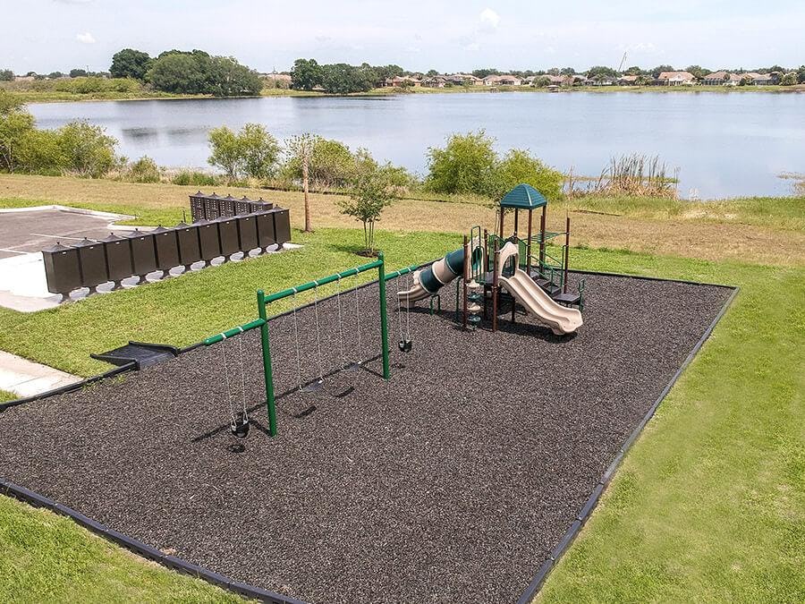 playground at VillaMar, a community of new homes in Winter Haven
