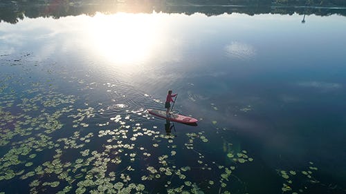 Paddleboarding on the Chain of Lakes