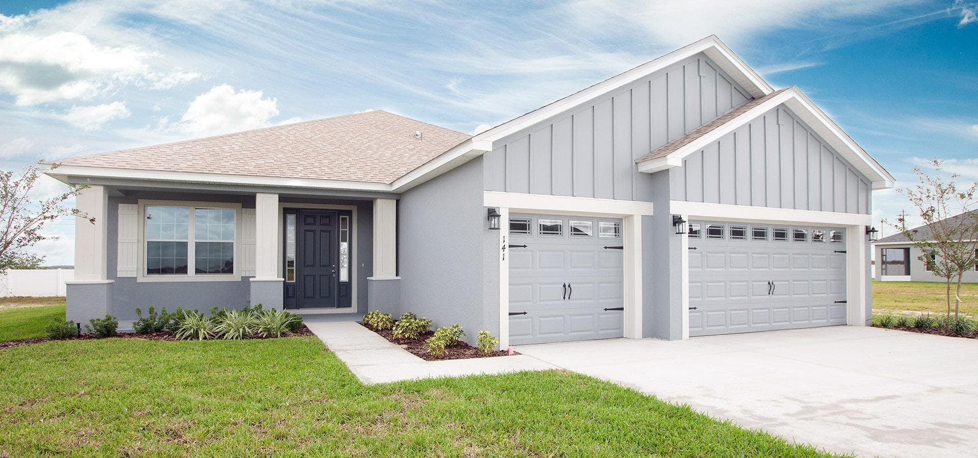 Exterior of new home in Auburndale FL
