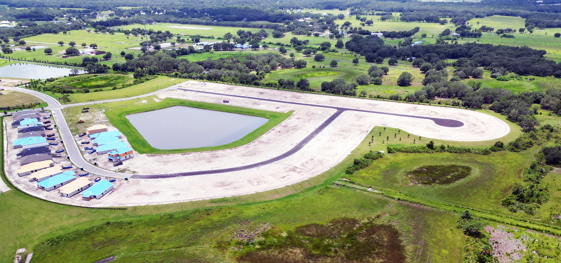 Aerial of phase 3 of Aviary at Rutland Ranch
