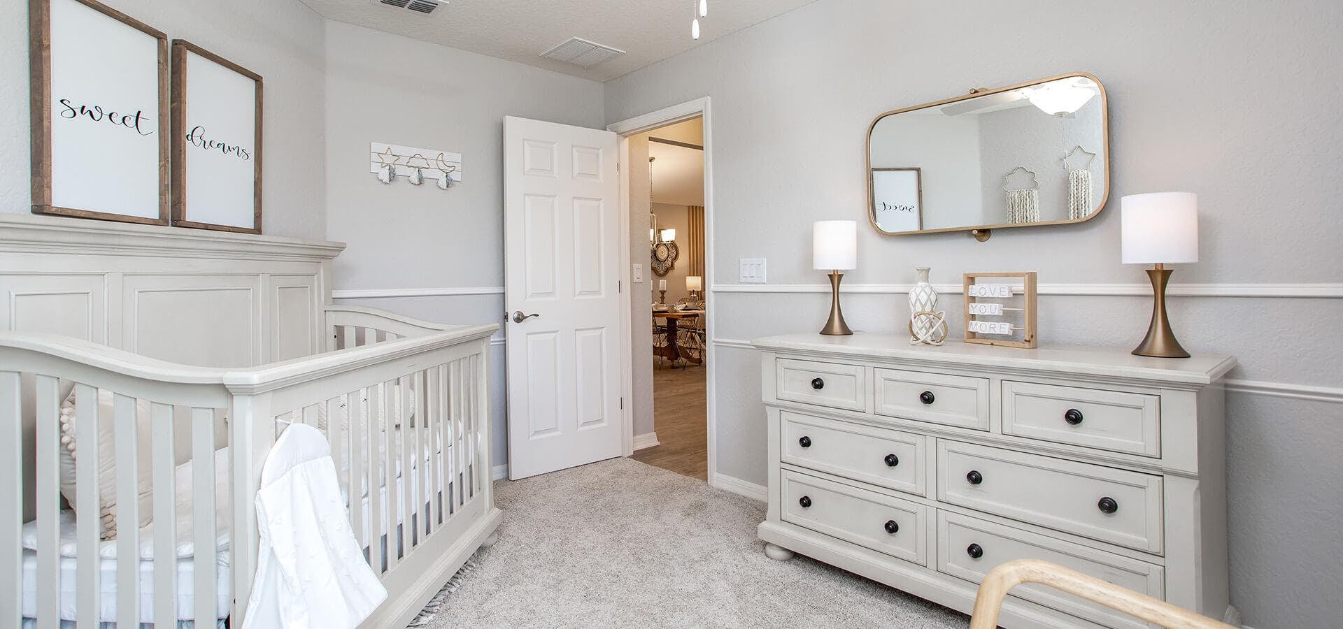 Nursery in a new construction home in Davenport, FL