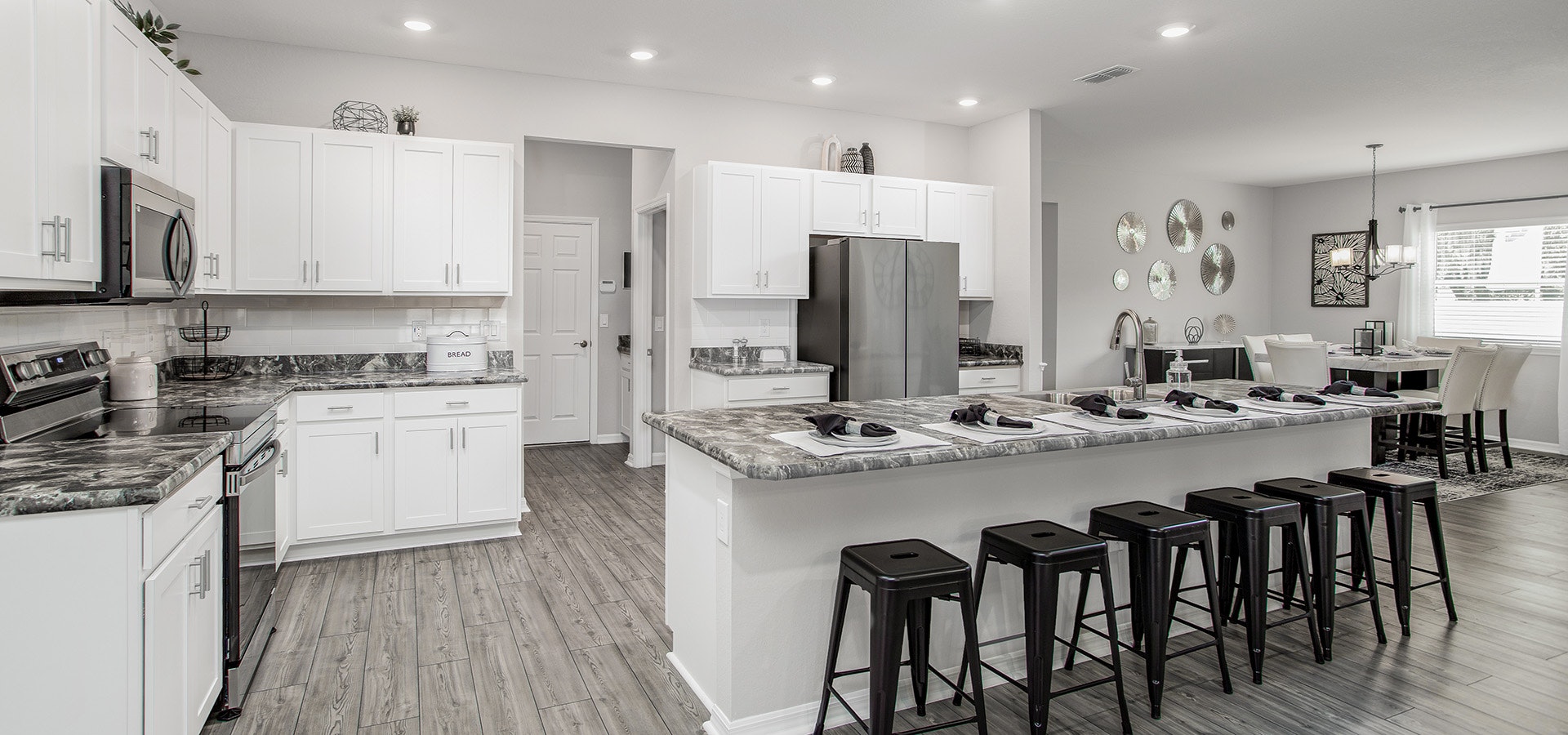 Kitchen in a new home at Copperleaf in Ocala