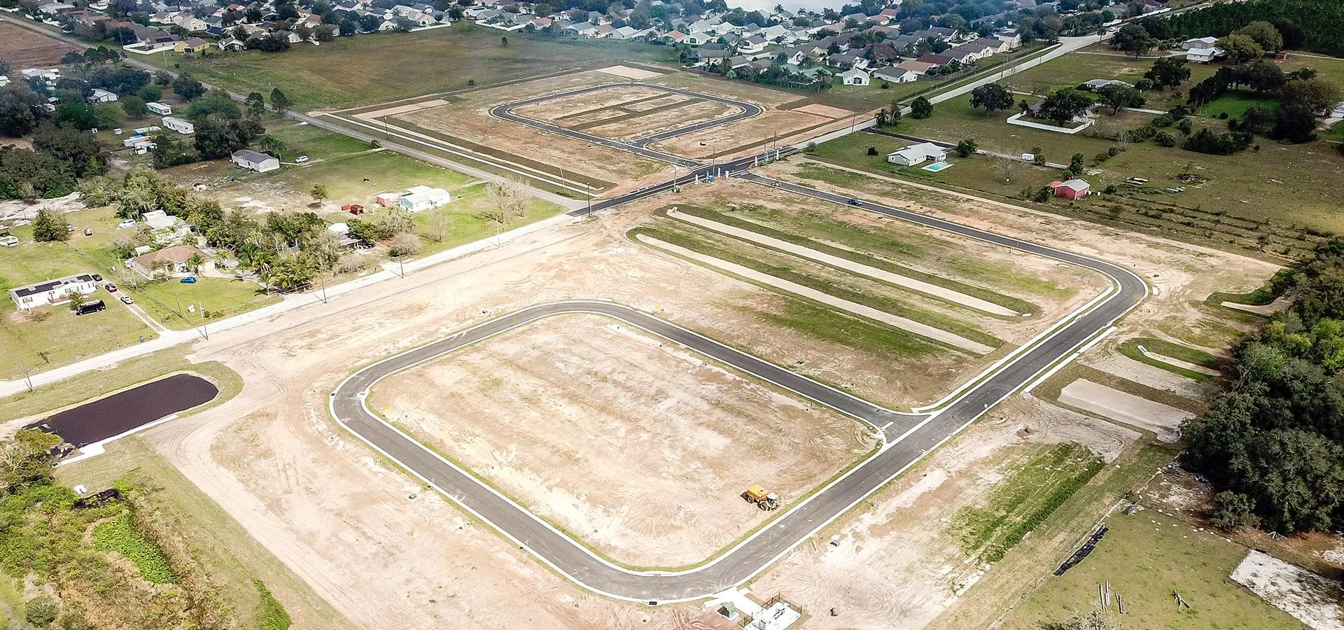 New construction home development in Davenport, Florida