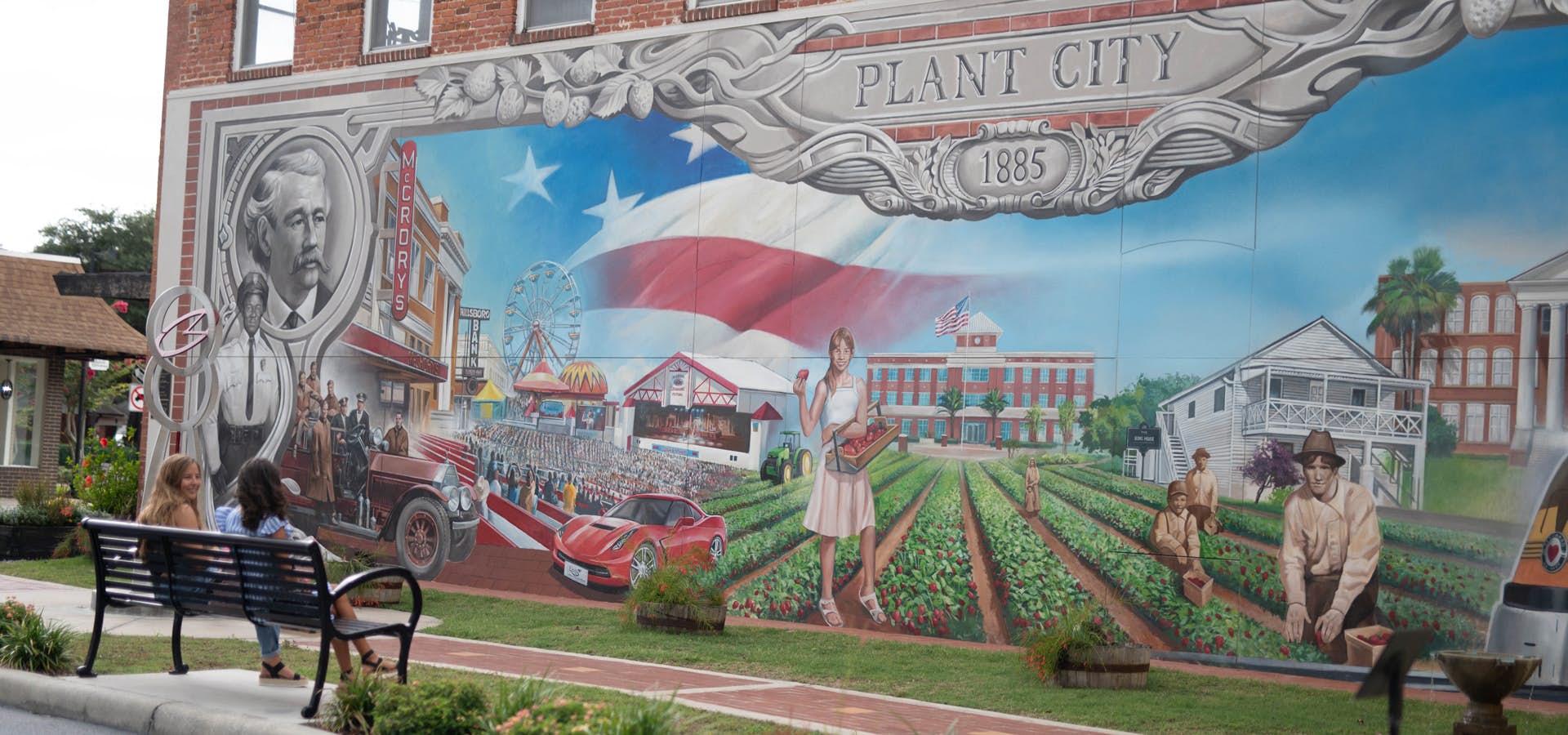 Historic downtown Plant City, Florida
