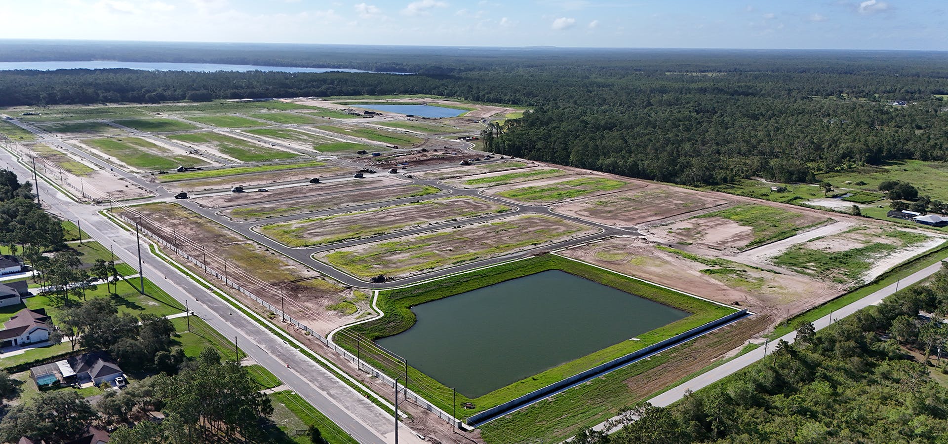 Aerial of Estates at Hickory Cove in St. Cloud, FL