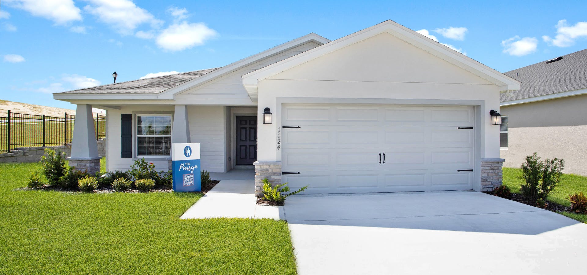 Exterior of a Lakeland new home by Highland Homes