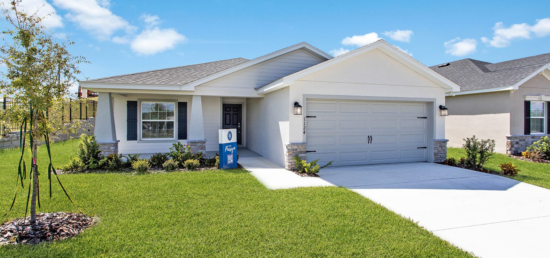 Exterior of the Parsyn by Highland Homes in Davenport, FL