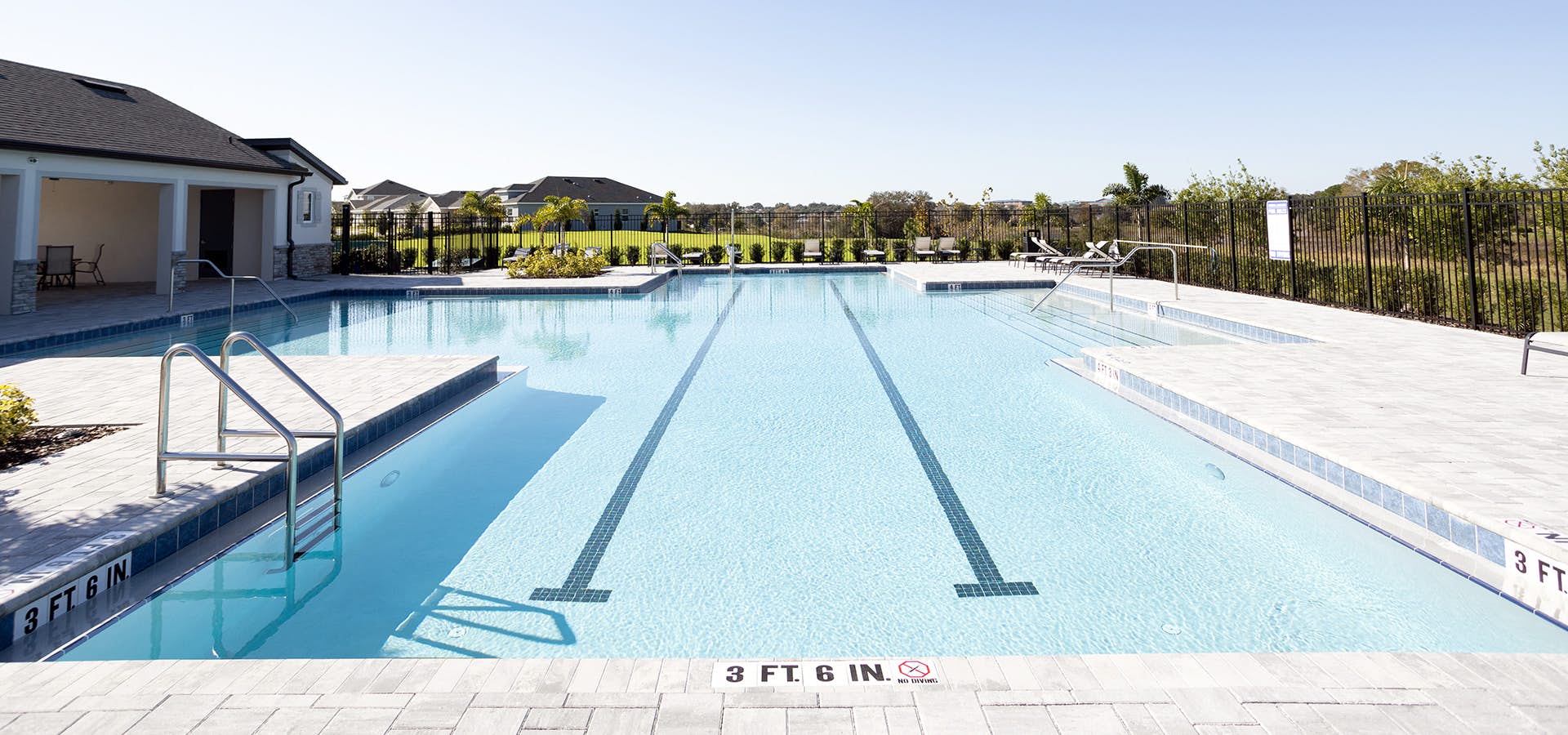 Swimming pool amenity at Geneva Landings in Davenport, FL