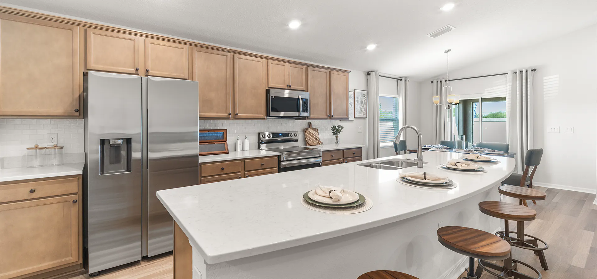 Raychel model home kitchen