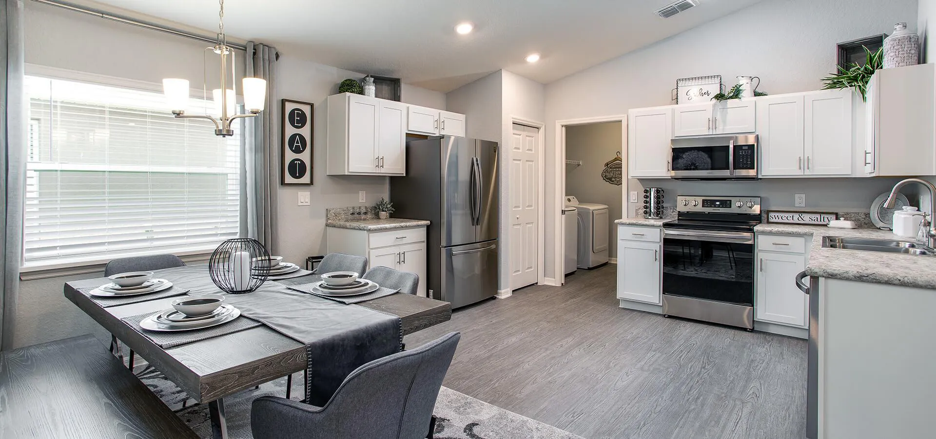 Kitchen and Cafe of Orchid New Home Floorplan