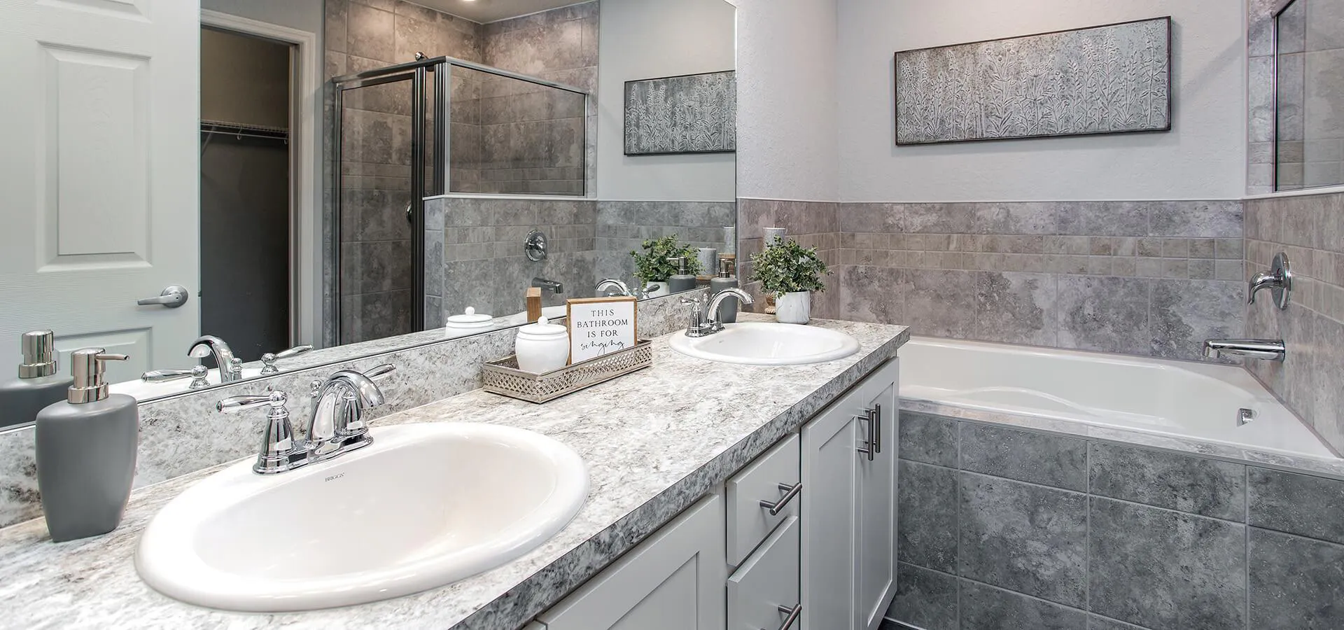 Owner's Bath of New Home Floorplan in South Lakeland FL