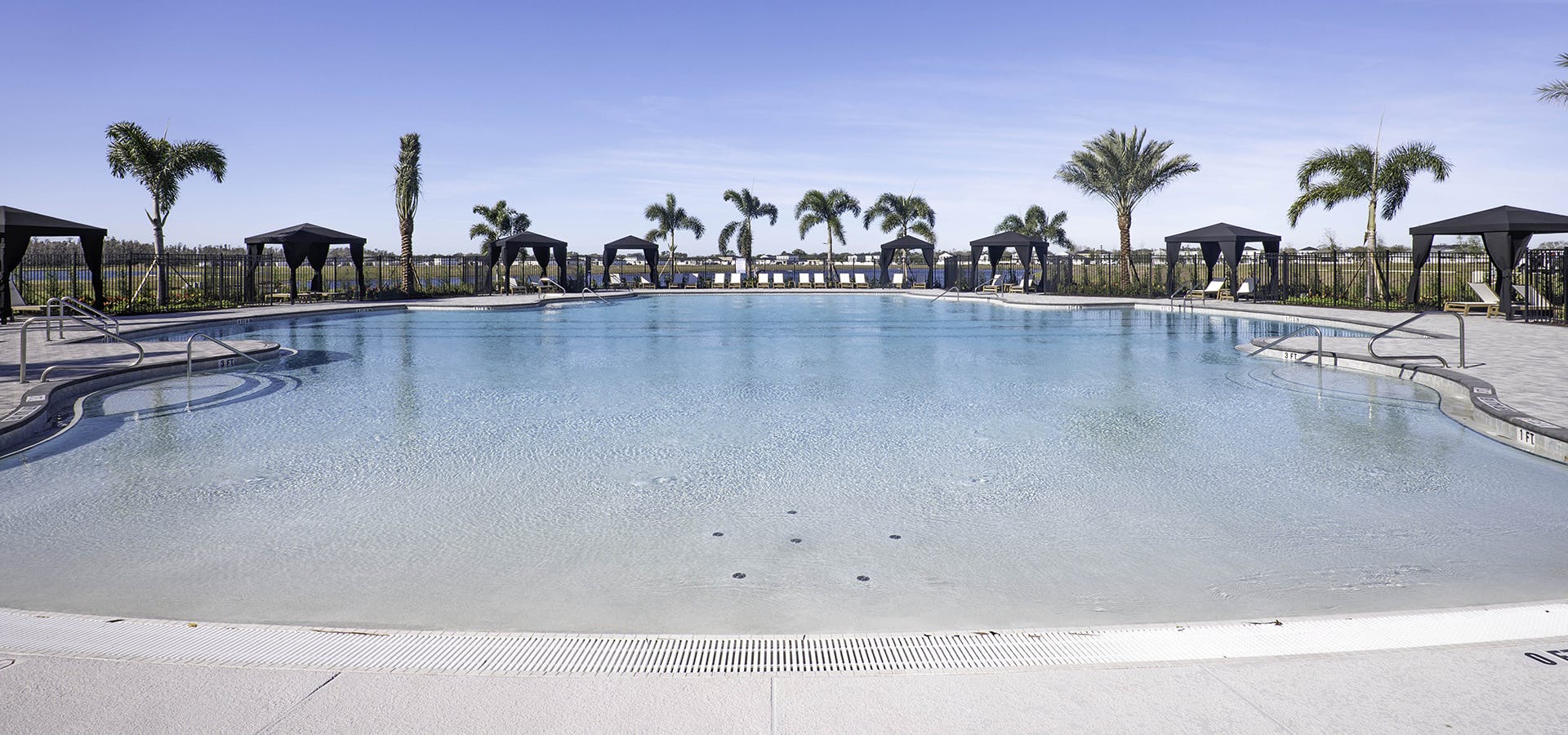 Zero entry pool at the Cypress Ridge Ranch amenity center