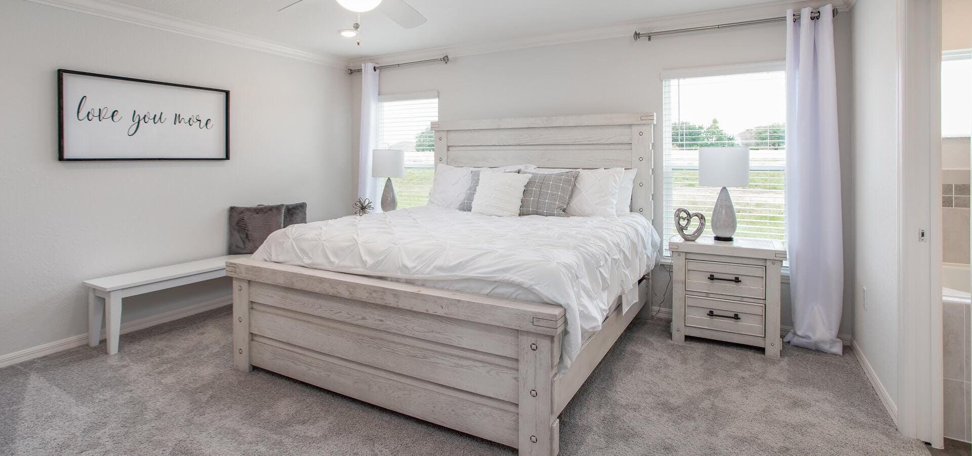 Primary bedroom with en-suite bathroom