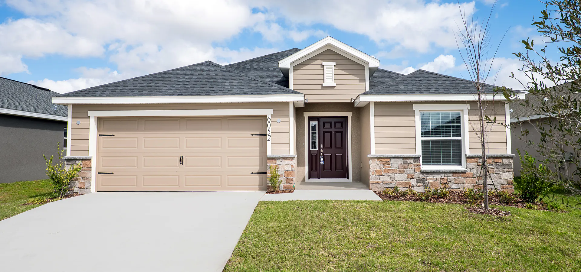 Exterior of the Serendipity by Highland Homes in Lakeland
