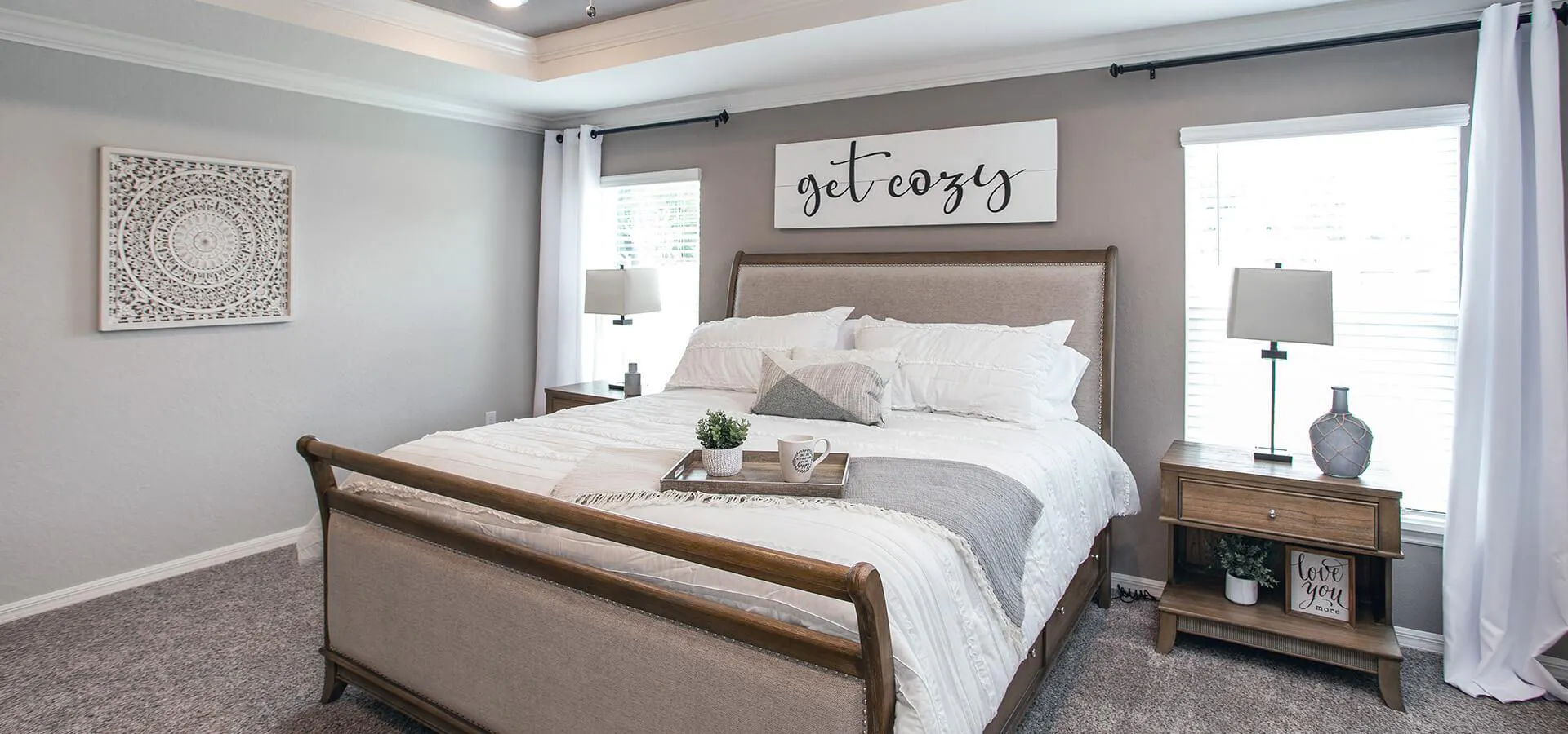 Owner's Suite of Serendipity New Home Floorplan