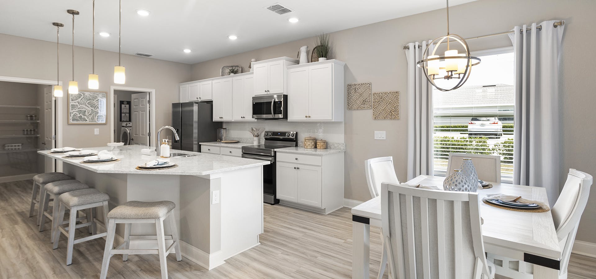 Kitchen in a new home at Estates at Hickory Cove in St. Cloud, FL