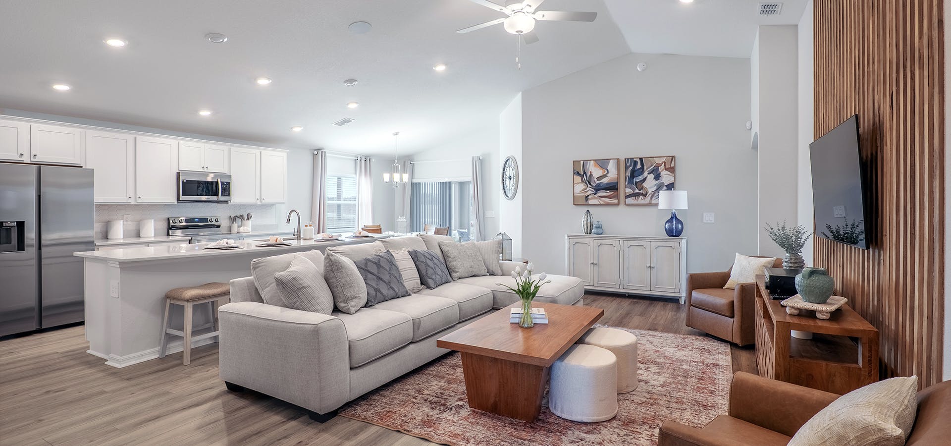 Lakeland new homes at Touchstone include a sunny, open living area
