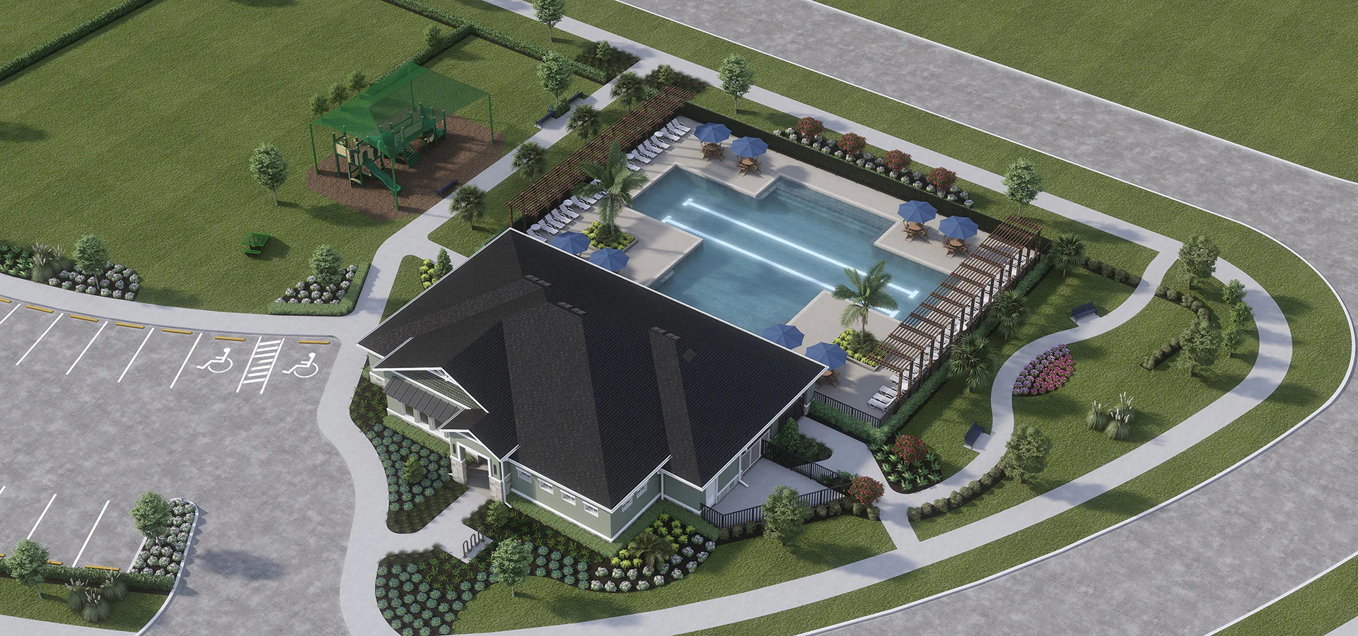 Artists' rendering of amenities at Touchstone