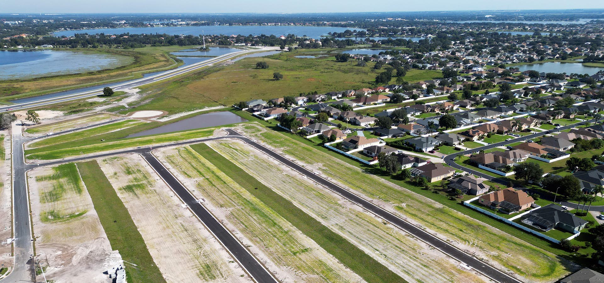 Aerial view of Phase 6 of VillaMar in Winter Haven, FL