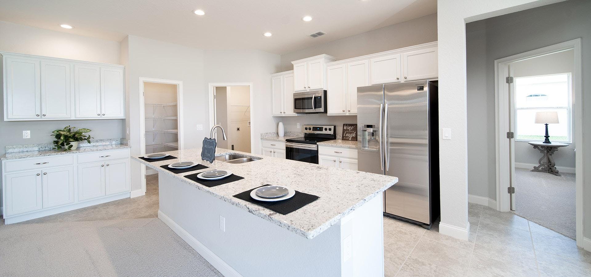 New home interior at Juliana Village