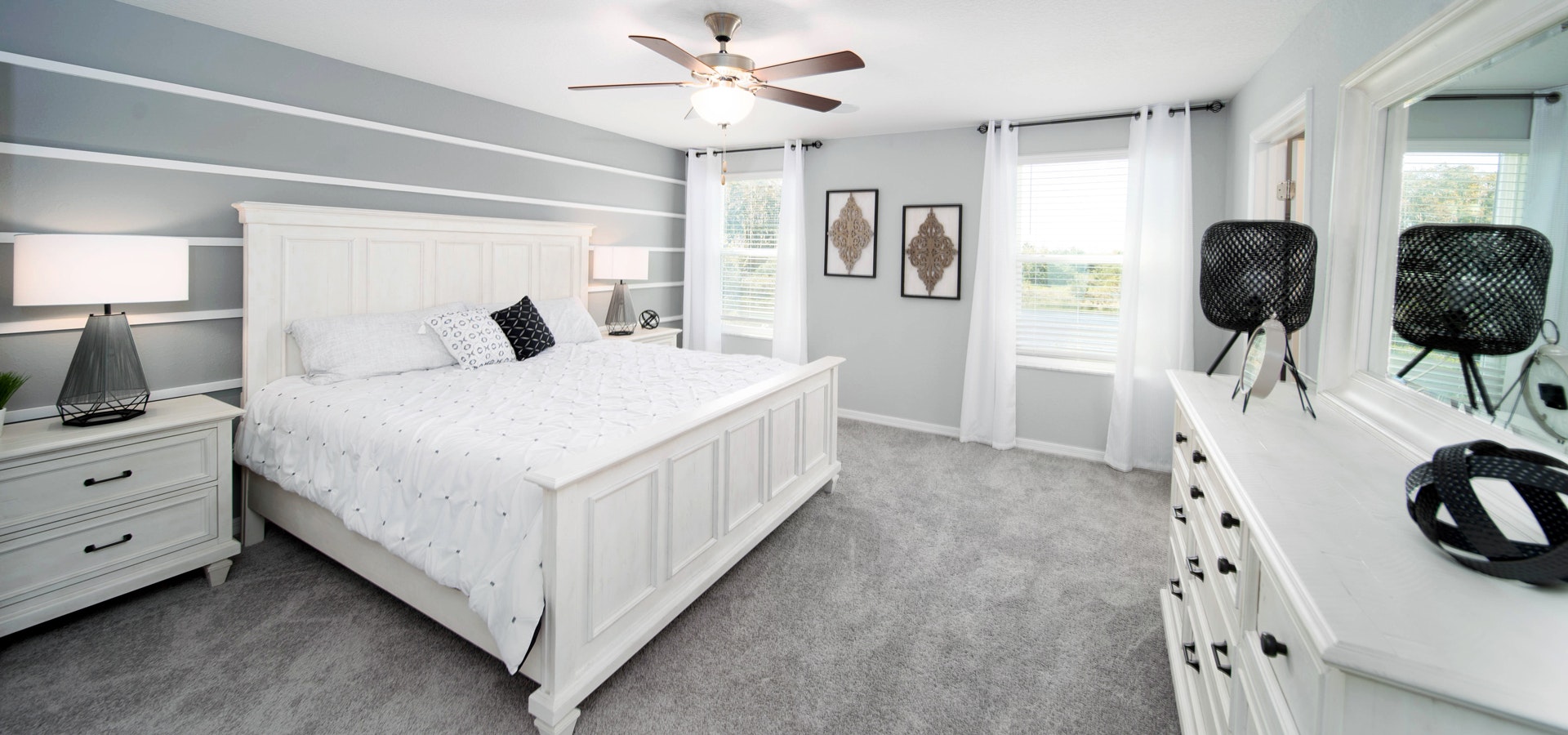 Bedroom in a new townhome for sale in Plant City, FL