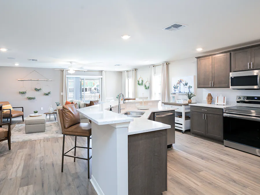 Magnolia - Gathering Room and Kitchen