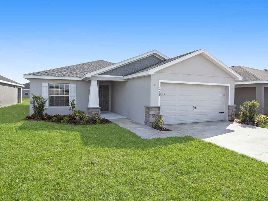 New homes in Lakeland are just east of the Tampa metropolitan area