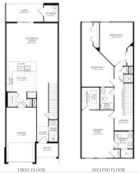 Azalea Townhome - Home Layout 