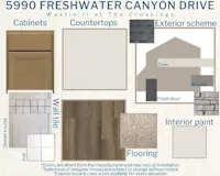 Westin II - Colors for this home