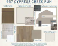 Parker - Colors for this home