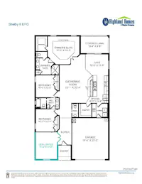 Shelby II EFG - Home Layout