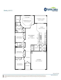 Shelby II EFG - Home Layout