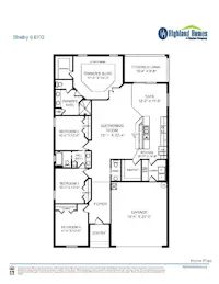 Shelby II EFG - Home Layout