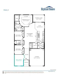 Shelby II - Home Layout