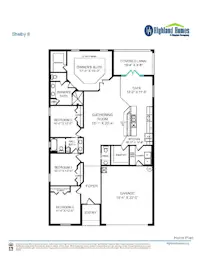 Shelby II - Home Layout