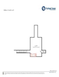 Willow II with Loft - Second Floor