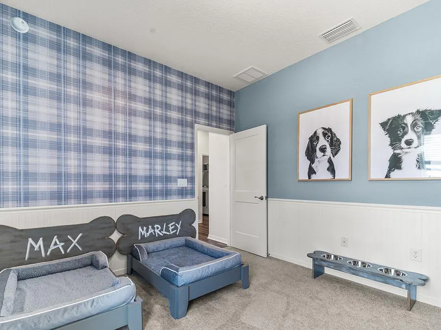 flexible use rooms in a model home in Wildwood, FL