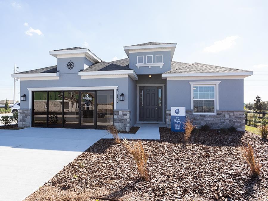 Highland Homes' model home at 5850 Piney Shrub Place in St, Cloud, FL